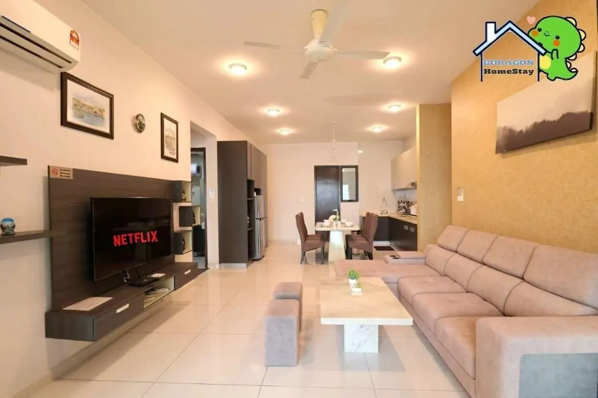 Luxurious Seaview 3Br Danga Bay Royal Strand By Gdragon Homestay Johor Bahru Malaysia
