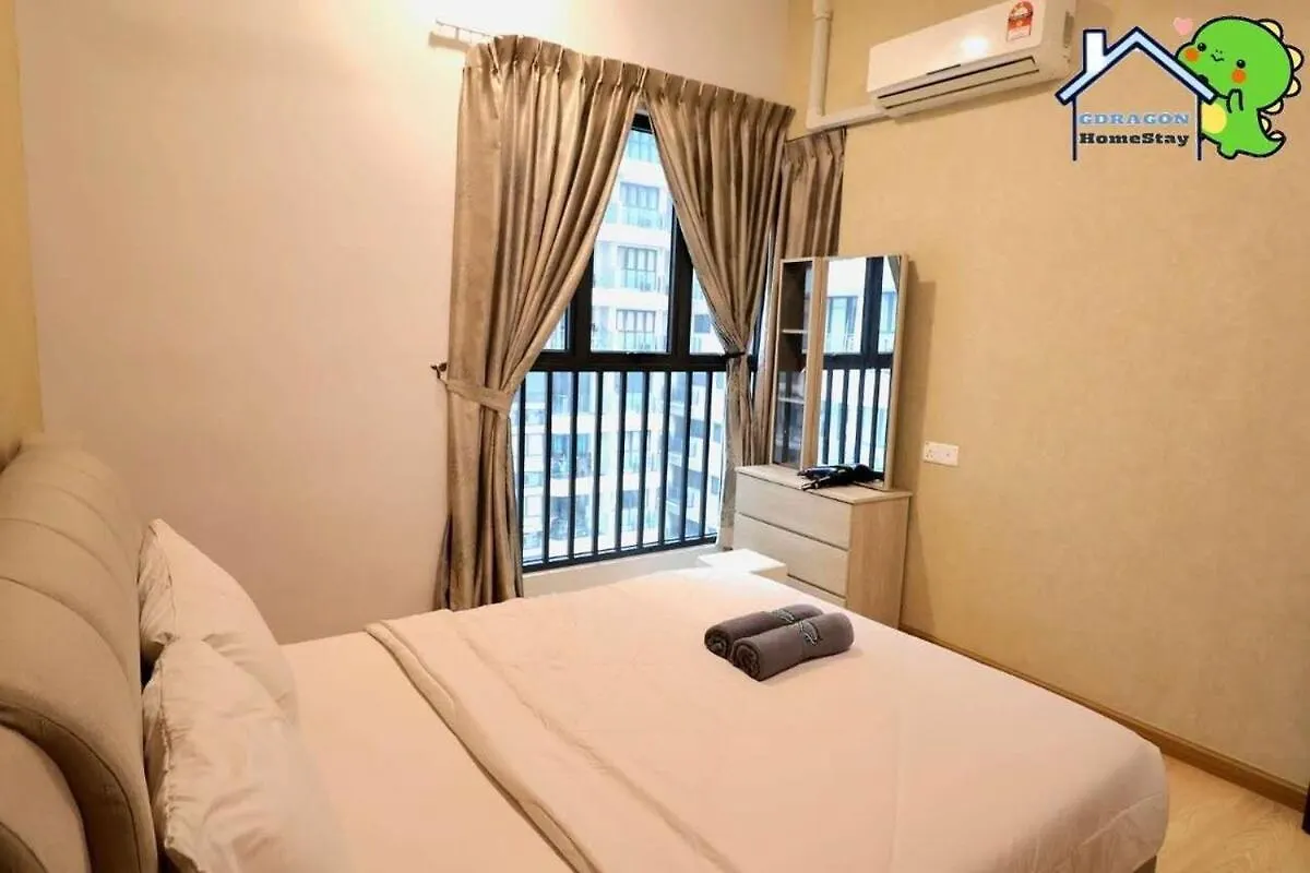 Lägenhet Luxurious Seaview 3Br Danga Bay Royal Strand By Gdragon Homestay Johor Bahru